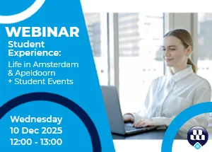 Webinar: Student Experience - Life in Apeldoorn & Amsterdam